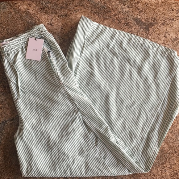 Onia Chloe Stripe Wide Pants - Picture 3 of 3